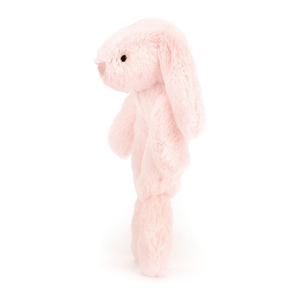 Jellycat Bashful - Pink Bunny Ring Rattle Rattle Jellycat 