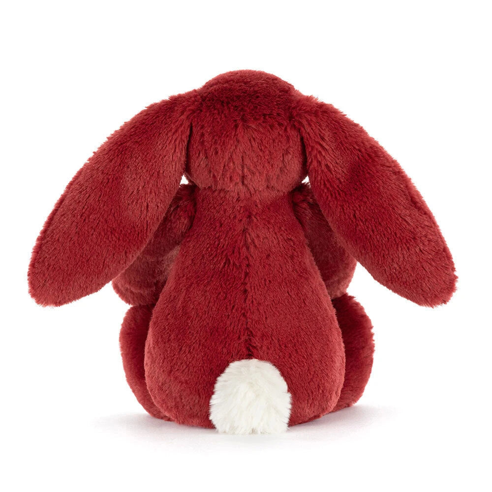 Jellycat Bashful - Redcurrant Bunny Little Soft Toy Jellycat 
