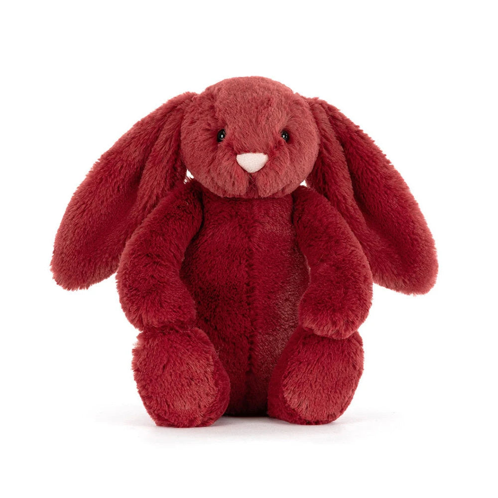 Jellycat Bashful - Redcurrant Bunny Little Soft Toy Jellycat 