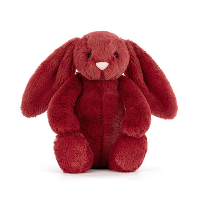 Jellycat Bashful - Redcurrant Bunny Little Soft Toy Jellycat 
