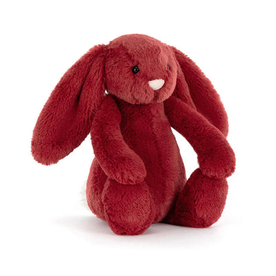 Jellycat Bashful - Redcurrant Bunny Little Soft Toy Jellycat 