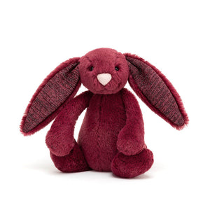 Jellycat Bashful - Sparkly Cassis Bunny Little (Small) - Retired