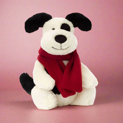 Jellycat - Bashful Winter Puppy Soft Toy Jellycat 