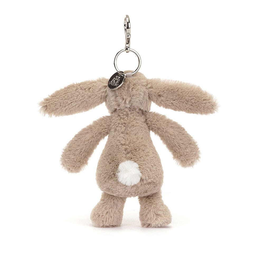 Jellycat Blossom Bashful - Beige Bunny Petal Bag Charm Soft Toy Jellycat 