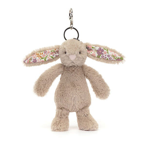 Jellycat Blossom Bashful - Beige Bunny Petal Bag Charm