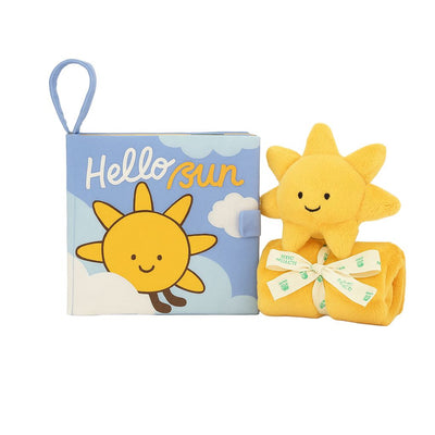 Jellycat Bundle - Amuseable Sun Soother & Hello Sun Fabric Book Bundle Jellycat 