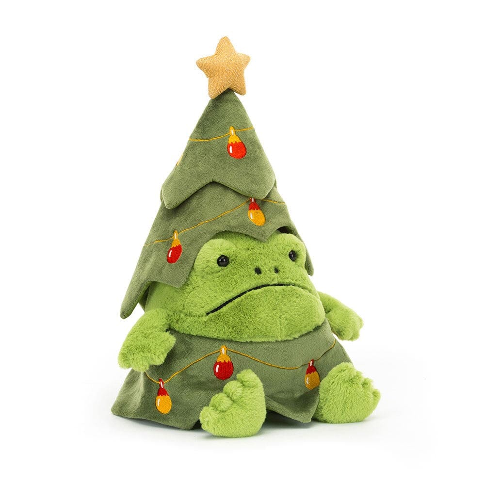 Jellycat - Christmas Tree Ricky Rain Frog Soft Toy Jellycat 