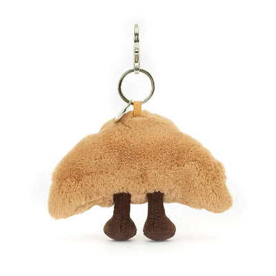 Jellycat Croissant Bag Charm Soft Toy Jellycat 