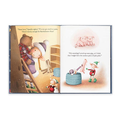 Jellycat - Eldo Elf and the Patchwork Bashful Bunny Book and Eldo Elf Bundle Jellycat 