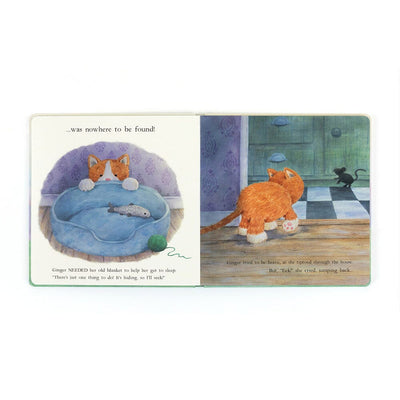 Jellycat - Ginger, the Courageous Kitten Book and Fuddlewuddle Ginger Cat Bundle Jellycat 