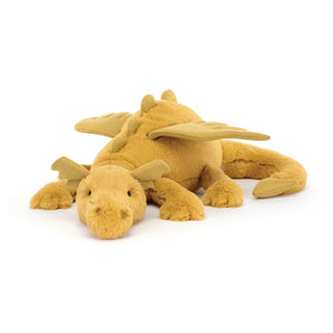 Jellycat - Golden Dragon Huge - Discontinued