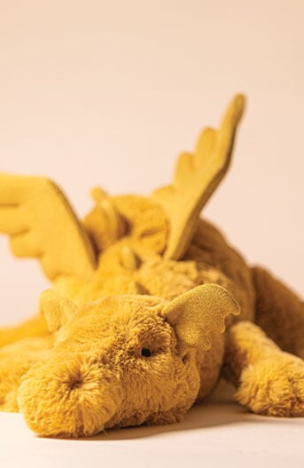 Jellycat - Golden Dragon Large - Discontinued Soft Toy Jellycat 