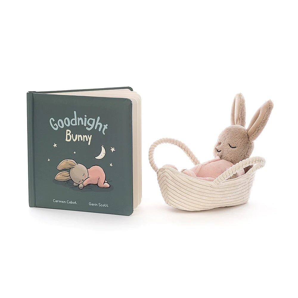 Jellycat Goodnight Bunny Book & Rock-a-Bye Bunny Bundle Jellycat 