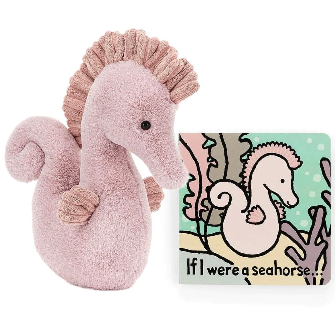 Jellycat If I Were A Seahorse Book And Sienna Seahorse Bundle Jellycat 