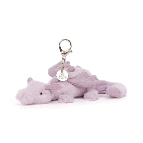 Jellycat - Lavender Dragon Bag Charm