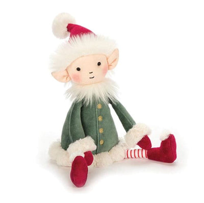 Jellycat - Leffy's Christmas Gift Book and Leffy Elf Medium Bundle Jellycat 