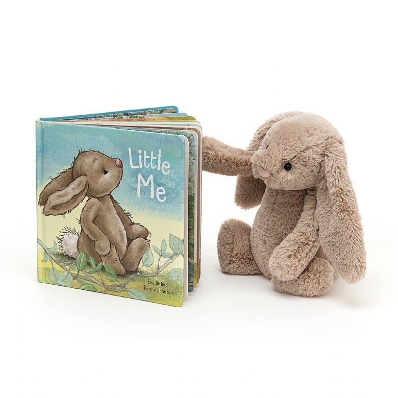 Jellycat Little Me Book And Bashful Beige Bunny Medium Bundle Jellycat 