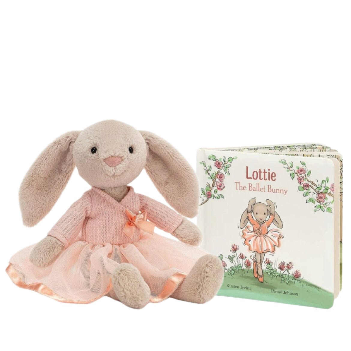 Jellycat Lottie The Ballet Bunny Book & Lottie Bunny Ballet Bundle Jellycat 