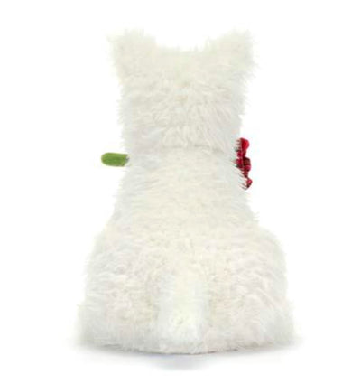 Jellycat - Munro Dog Holding Rose Soft Toy Jellycat 