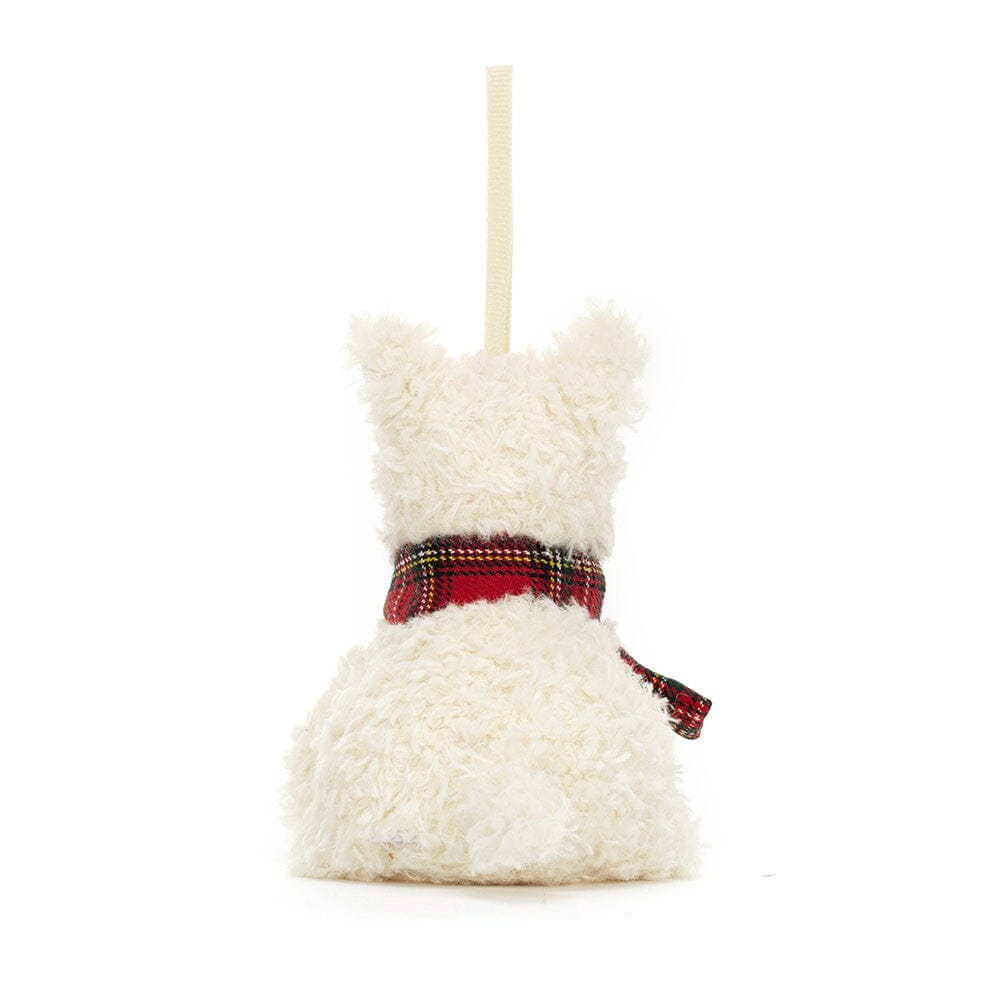 Jellycat - Munro Scottie Dog Decoration Soft Toy Jellycat 