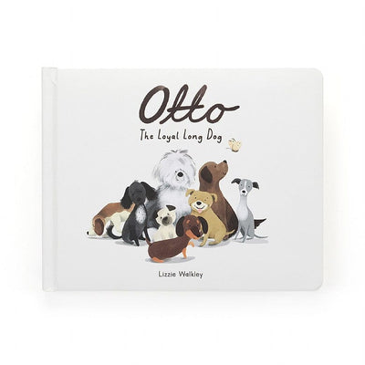 Jellycat Otto The Loyal Long Dog Book And Otto Sausage Dog Bundle Jellycat 