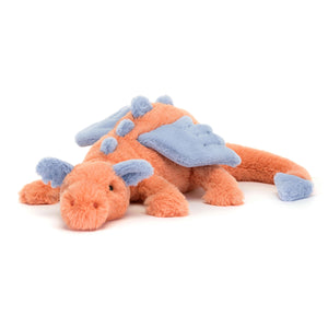 Jellycat - Persimmon Snow Dragon Large - Discontinued