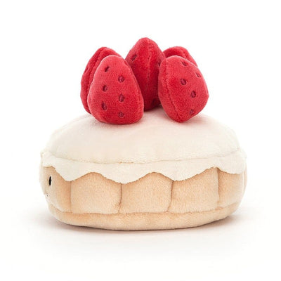 Jellycat Pretty Patisserie Tarte Aux Fraises Soft Toy Jellycat 