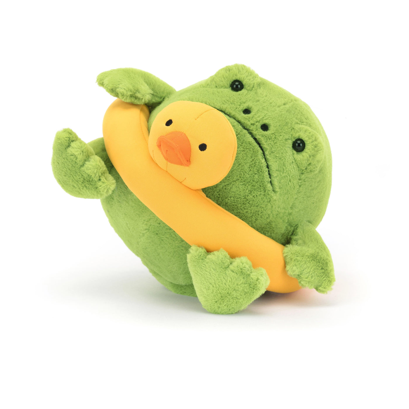 Jellycat - Ricky Rain Frog Rubber Ring Soft Toy Jellycat 