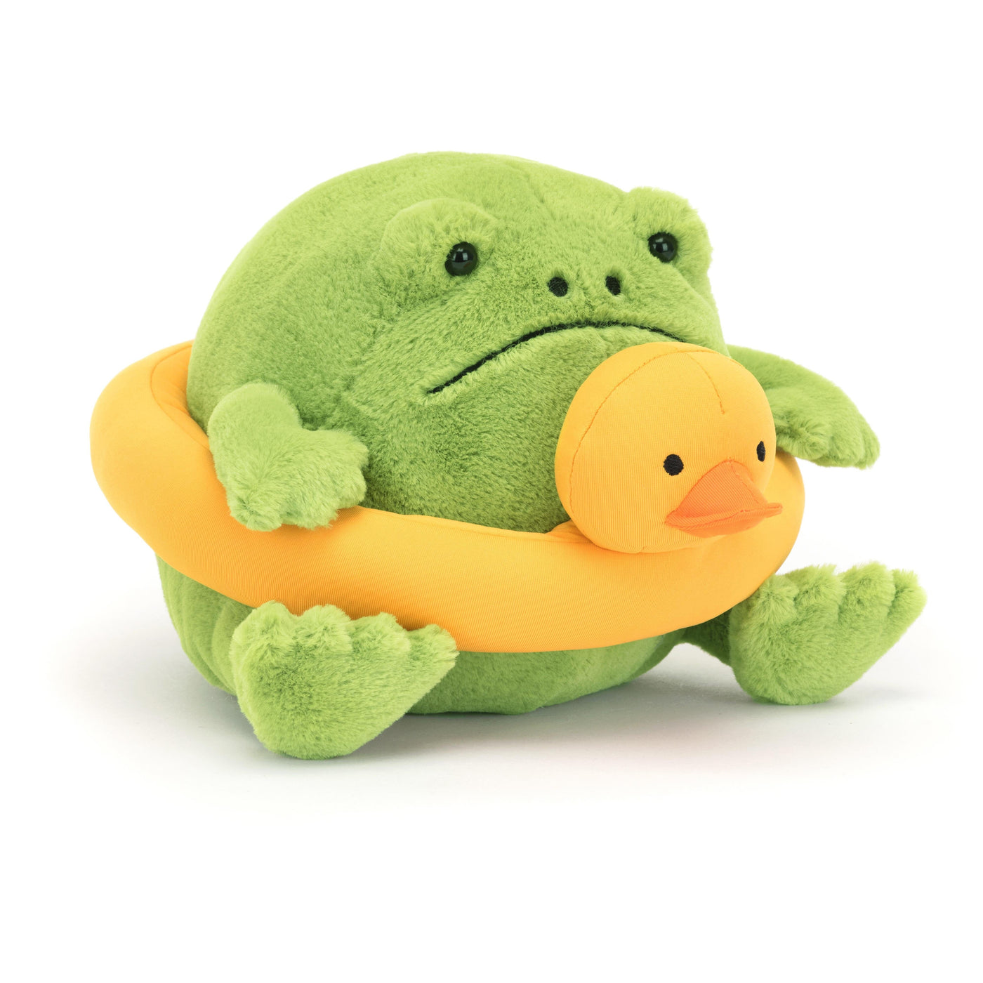 Jellycat - Ricky Rain Frog Rubber Ring Soft Toy Jellycat 