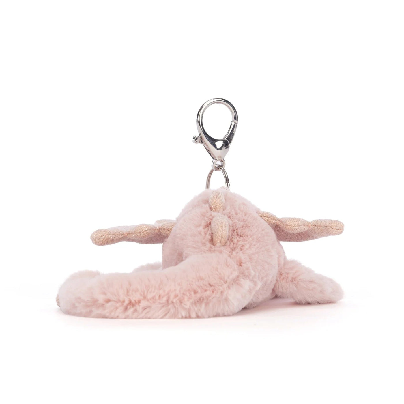 Jellycat Rose Dragon Bag Charm Soft Toy Jellycat 