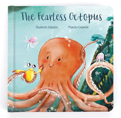 Jellycat The Fearless Octopus Book & Odell Octopus Large Bundle Jellycat 