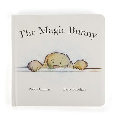 Jellycat The Magic Bunny Book And Bashful Cottontail Bunny Medium Bundle Jellycat 