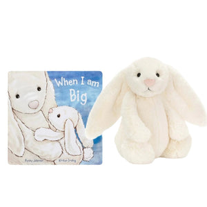 Jellycat - When I Am Big Book & Bashful Cream Bunny Medium