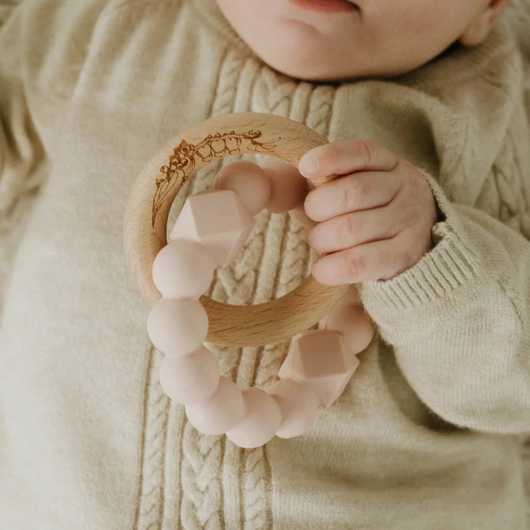 Jellystone - May Gibbs Moon Teether | Blush Stacker Jellystone 