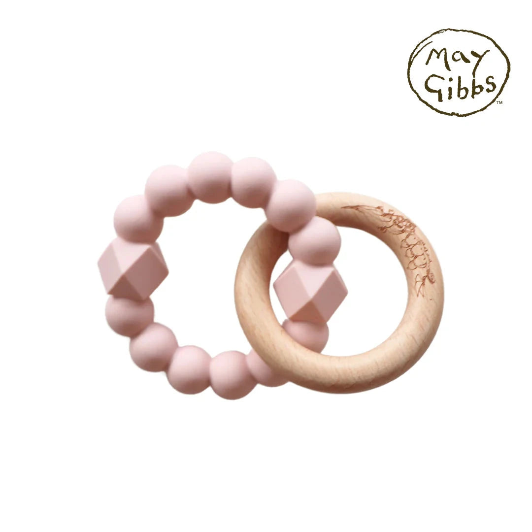 Jellystone - May Gibbs Moon Teether | Blush Stacker Jellystone 