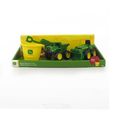 John Deere - 15cm Sand Pit Value Set with Bucket and Shovel Vehicles John Deere 