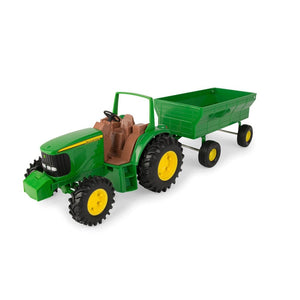 John Deere - 20cm Tractor with Wagon