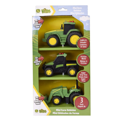 John Deere - Lights & Sound Mini Tractors 3-pack Vehicles John Deere 