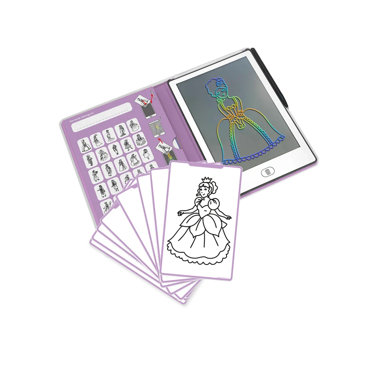 Kidywolf - Kidydraw Mini | Princess Activity & Craft Kidywolf 