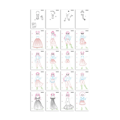 Kidywolf - Kidydraw Pro Fashion Activity & Craft Kidywolf 