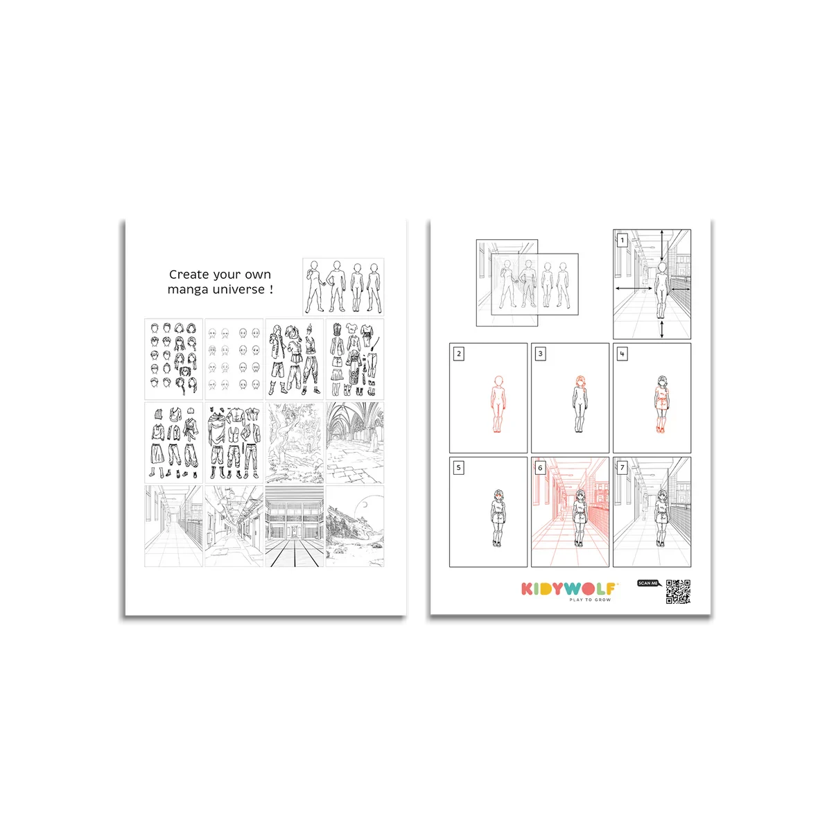 Kidywolf - Kidydraw Pro Magna Activity & Craft Kidywolf 