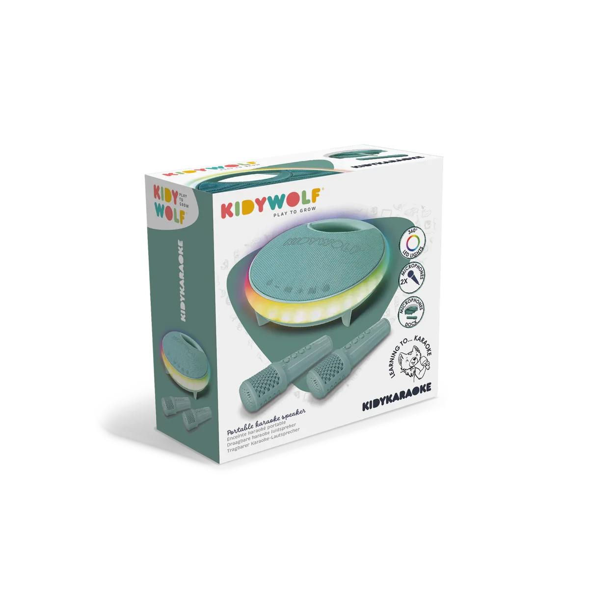 Kidywolf - Kidykaraoke Portable Karaoke Speaker Musical Toy Kidywolf 