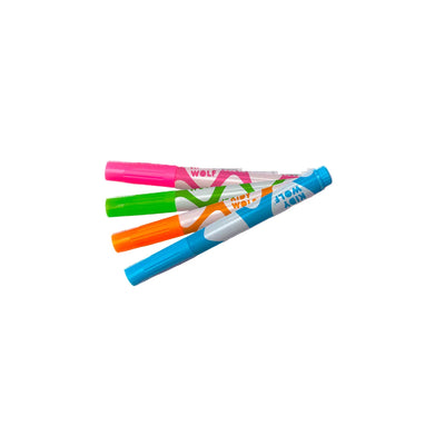 Kidywolf - Kidymarkers | Pink, Orange, Blue, Green Activity & Craft Kidywolf 