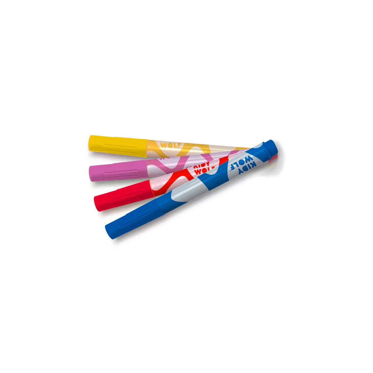 Kidywolf - Kidymarkers | Red, Purple, Yellow, Blue Activity & Craft Kidywolf 