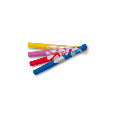 Kidywolf - Kidymarkers | Red, Purple, Yellow, Blue Activity & Craft Kidywolf 