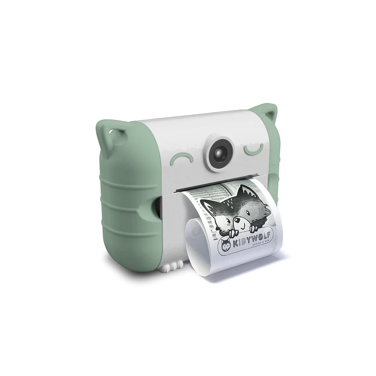 Kidywolf - Kidyprint Thermal Printing Camera | Green Camera Kidywolf 