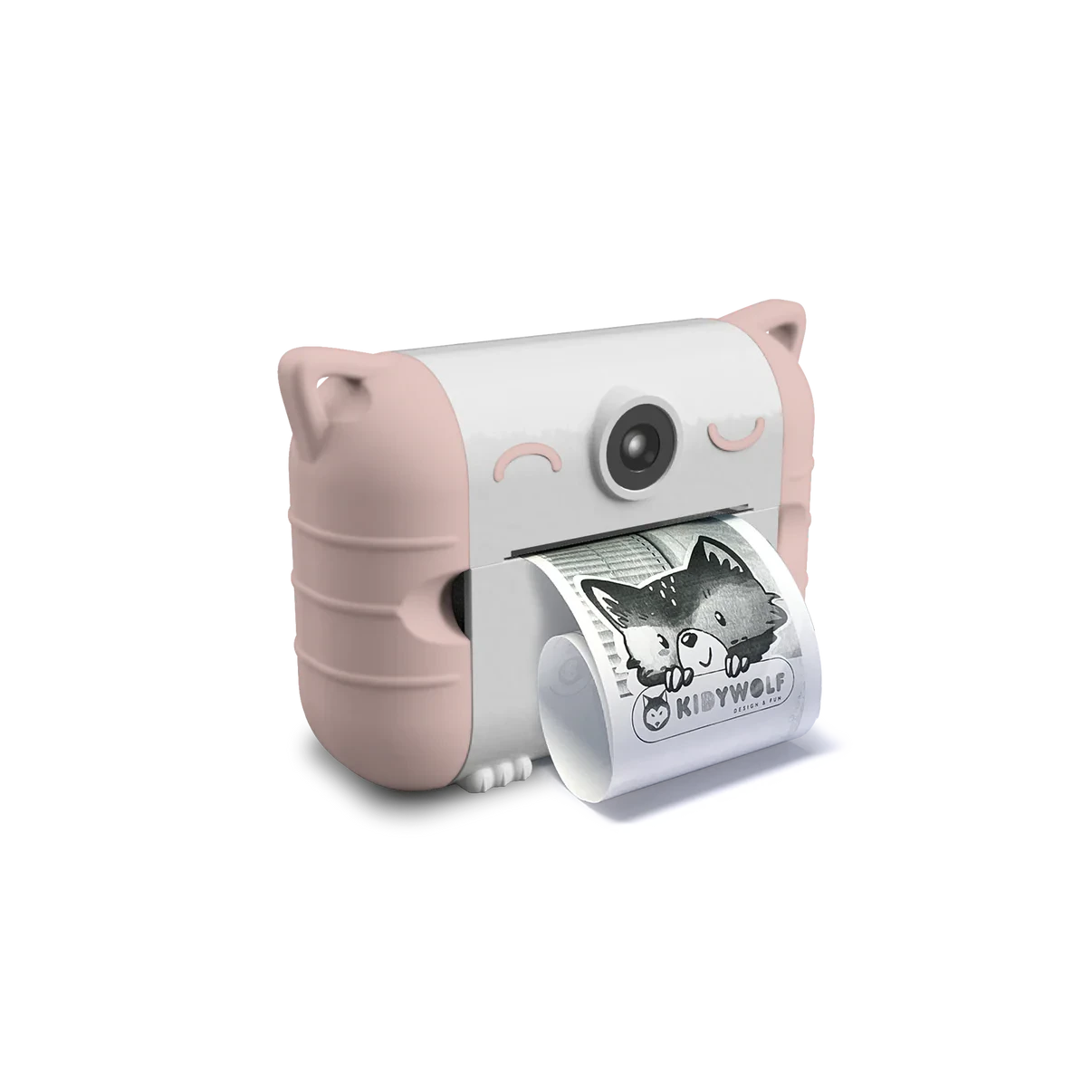 Kidywolf - Kidyprint Thermal Printing Camera | Peach Camera Kidywolf 