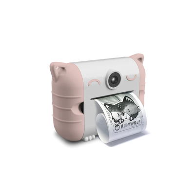 Kidywolf - Kidyprint Thermal Printing Camera | Peach Camera Kidywolf 