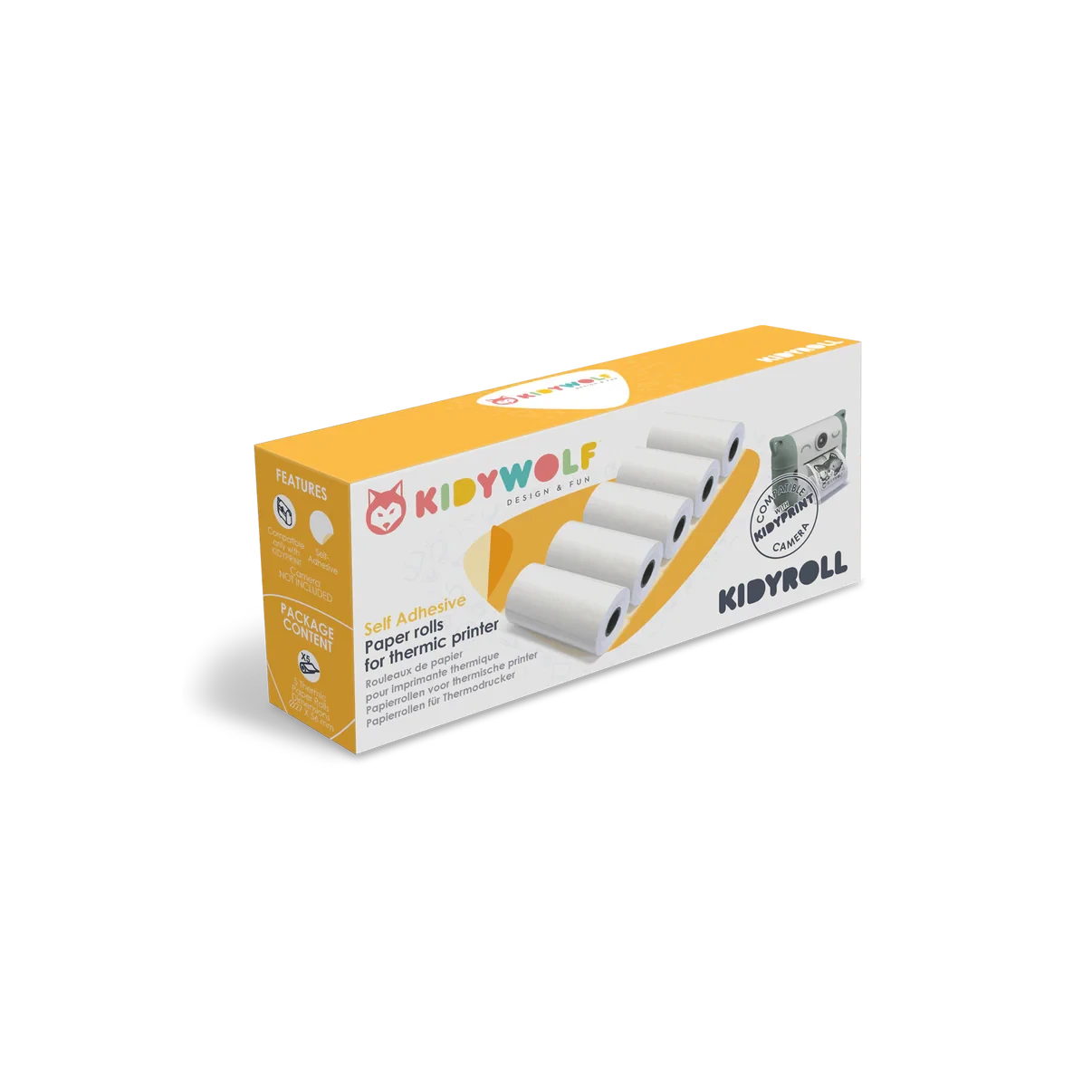 Kidywolf - Kidyroll Sticker Paper Refill Camera Kidywolf 