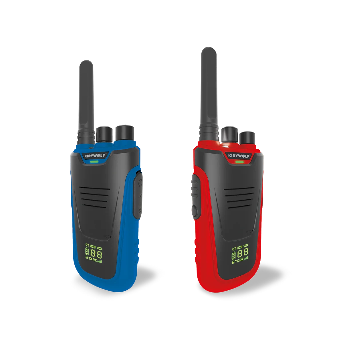 Kidywolf - Kidytalk Long Range Walkie Talkie | Blue/Red Walkie Talkie Kidywolf 